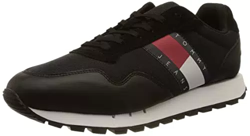 Tommy Jeans Retro in Pelle Tjm Runnercarpe da Ginnastica Uomo