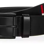 Tommy Jeans Tjm New Leather 4.0 Cintura, Black, 100 cm Uomo