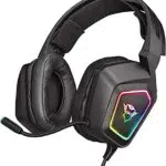 Trust Gaming GXT 450 Blizz Cuffie Gaming, Over-Ear con Illuminazione RGB e Suono Surround 7.1