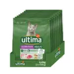 Ultima Cibo per Gatti Sterilizzati con Manzo: Confezione da 8 x 800g - Totale: 6