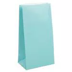 Unique- Gift Bags Set di 12 Buste di Regalo, Blu, 59002