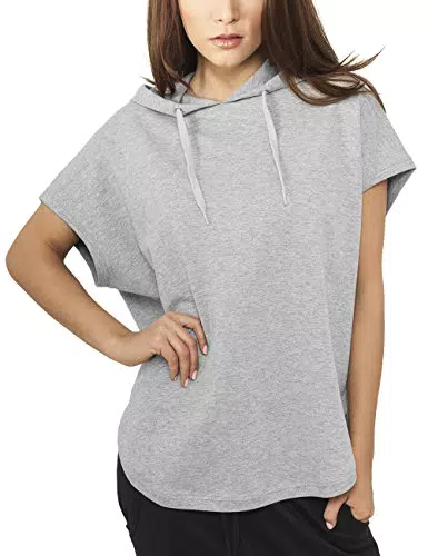 Urban Classics - Ladies Sleeveless Terry Hoody, Felpa Donna