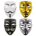 V per Vendetta Mask, 4 maschere di Halloween, maschera anonima