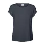 Vero Moda Vmava Plain SS Top Ga Noos Maglietta, Blu