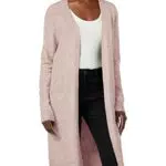 Vero Moda VMDOFFY LS Long Open Cardigan GA Noos, Rosa