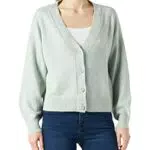 Vero Moda Knitted Cardigan VMDOFFY LS V-Neck Button CARDIG GA Noos Jadeite S Jadeite S