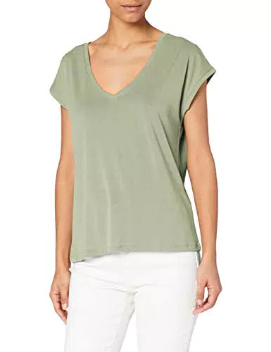 Vero Moda VMFILLI SS V-Neck Tee GA Noos T-Shirt, Desert Sage