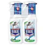 Viakal Anticalcare Detersivo Spray Bagno e Cucina, 2 x 670 ml