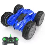 Victoper Macchina Telecomandata Per Bambini, 2.4ghz Rotazione A 360°con Luce Led Veicoli Giocattolo 4wd Auto Macchina Telecomandata Ricaricabile Toy Macchinine Stunt Car Per Ragazzi Ragazze