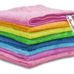 Vileda Microfibre Colors, Panni in Microfibra, 30x 30 cm , 8 Pezzi