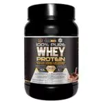 Whey protein 100% pura, Proteine whey + collagene + magnesio, 1 kg, cioccolato