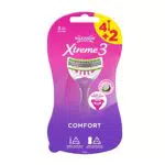 Wilkinson Sword - Xtreme 3 Beauty 4+2 - Rasoio usa & getta da donna - Confezione con 4 rasoi + 2 gratis