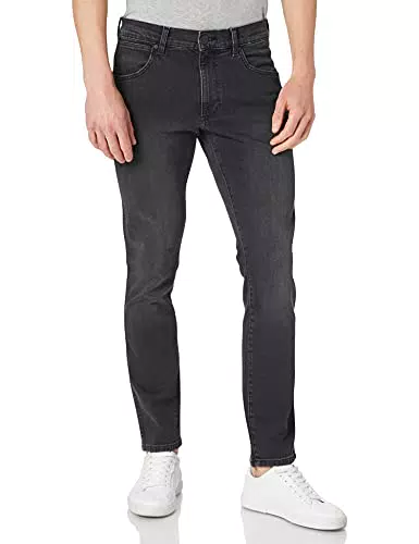 Wrangler Larston, Jeans, Uomo, Nero