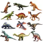 WSNDM 36 Pezzi Dinosauro Giocattolo Set, Realistici Modello