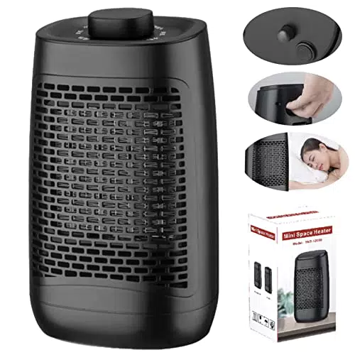 WUMSTOT Ceramic Termoventilatoretufetta elettrica da 1500 W