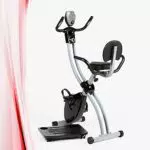 YM Cyclette da CASA Pieghevole SALVASPAZIO X-Bike Cardio Fitnessella Regolabile in Altezza