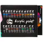 Zenacolor Set da 48 Tubetti di Pittura Acrilica, Colori Acrilici - Confezione da 48 x 12mL