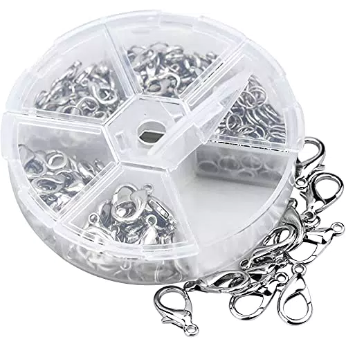 Ganci per Collane in 5 misure, 70 Pezzi 