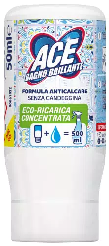 ACE Eco-ricarica per Ace Spray Bagno, 1 Eco-ricarca x 50 ml