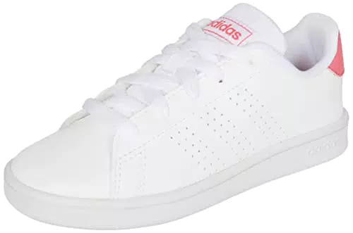 adidas Advantage K, Scarpe da Tennis, Blanc Rose Intense Blanc