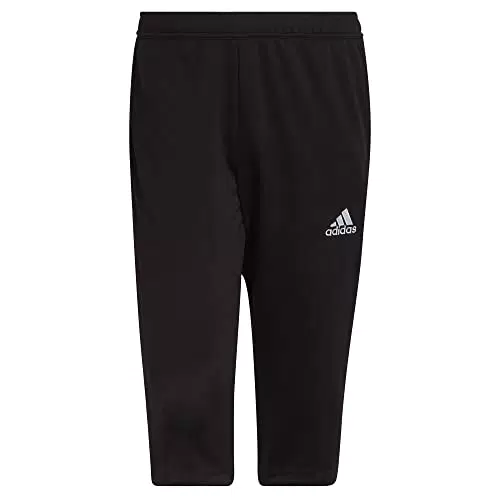 adidas ENTRADA 22, Pantaloni 3/4 da Calcio Uomo, Nero