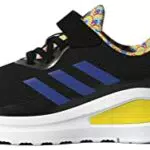 adidas Fortarun El I, Sneaker, Core Black/Team Royal Blue/Impact Yellow