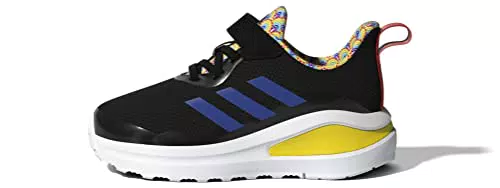 adidas Fortarun El I, Sneaker, Core Black/Team Royal Blue/Impact Yellow