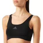 adidas LG Scoop Lounge Bra Bustino, Nero