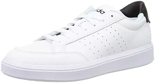 adidas Nova Court, Sneaker Uomo, Ftwr White/Ftwr White/Core Black