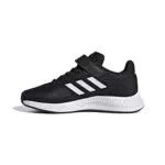adidas RUNFALCON 2.0 El K, Sneaker, Core Black/Ftwr White/Silver Met