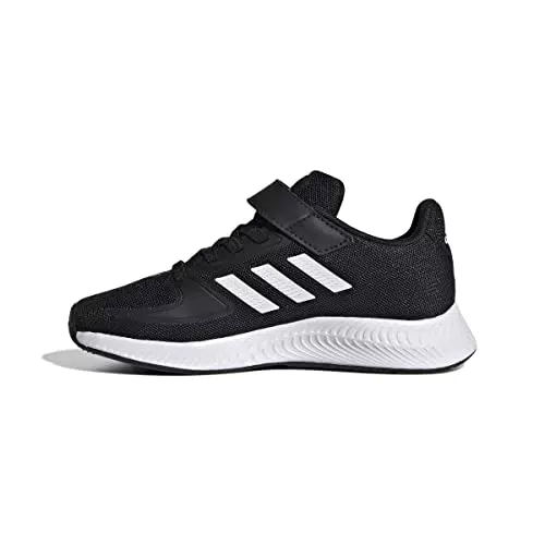 adidas RUNFALCON 2.0 El K, Sneaker, Core Black/Ftwr White/Silver Met
