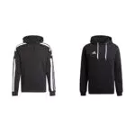 adidas SQ21 SW Hood, Felpa con Cappuccio Uomo, Black