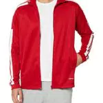 adidas SQ21 TR Jkt, Giacca Uomo, Team Power Red/White
