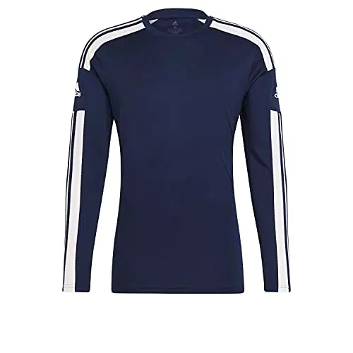 adidas Squad 21 JSY LS, Maglia Lunga Uomo, Team Navy Blue/White