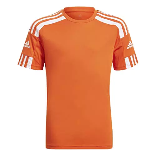 adidas Squad 21 JSY Y, T-Shirt Bambino, Team Orange/White