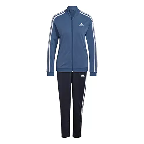 adidas Tuta da Ginnastica Donna blu/bianca