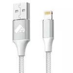 Aioneus cavo caricabatterie 1.8M Certificato MFi, bianco