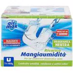 AIRMAX D0012 Magnete Assorbiumidità, Neutra, 2x450gr