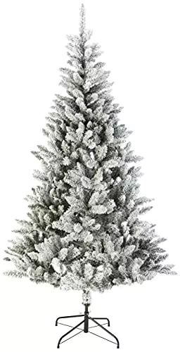 Amazon Basics - Albero di Natale innevato artificiale