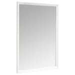 Amazon Basics Specchio da parete rettangolare da 50,8 x 71,1 cm, finitura a sbalzo, bianco