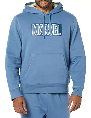 Amazon Essentials Disney Star Wars Sherpa-Lined Pullover Hoodie Sweatshirts Felpa con Cappuccio