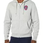 Amazon Essentials Men's Disney Star Wars Sherpa-Lined Full-Zip Hoodie Sweatshirts Felpa con Cappuccio