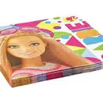 amscan 999887 - Tovaglioli con motivo Barbie Sparkle
