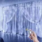 Anpro Tenda Luminosa - USB 3x3m Lucine LED Decorative Adatto per Matrimoni