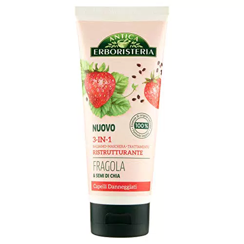 Antica Erboristeria 155591 Balsamo 3 in 1, Fragola e Semi di Chia