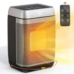 Aoresac Termoventilatore 1500W, Stufa Elettrica Basso Consumo