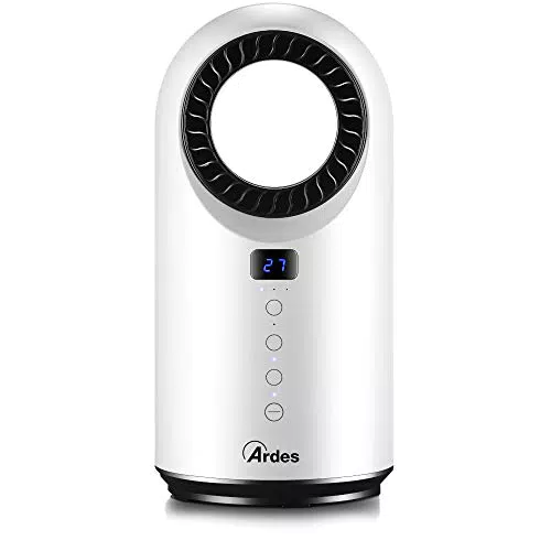 Ardes, Ar4P04R Cyclop Termoventilatore Ceramico Bladeless Oscillante 1500W