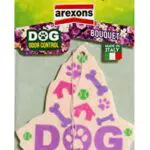 AREXONS 1855 Fresca foglia Dog Bouquet, Profumatore Auto in Cartonfeltro per chi Viaggia con Animali