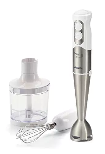 Ariete Pimmy 500W, Frullatore a Immersione, 3 Prodotti in 1