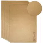 Artway - Quaderno da Disegno Flessibile - Copertina Kraft - Riciclata - 130g/m 28 facciate - A3 - Carta Bruna - 6 Pezzi